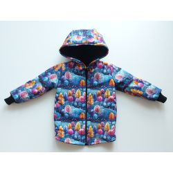 Kurtka sofshell + wełna