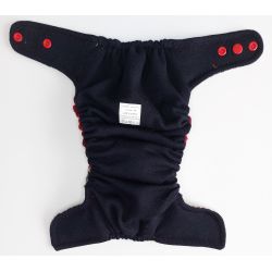 Otulacz wełniany z tkaniny i dzianiny recyklingowej