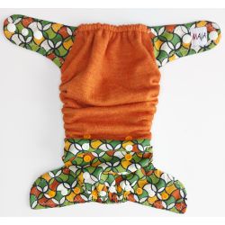 Otulacz wełniany z tkaniny i dzianiny recyklingowej