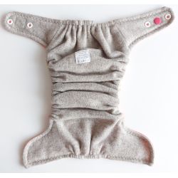 Otulacz wełniany z nowej tkaniny i dzianiny z zewnątrz, środek dzianina recyklingowa