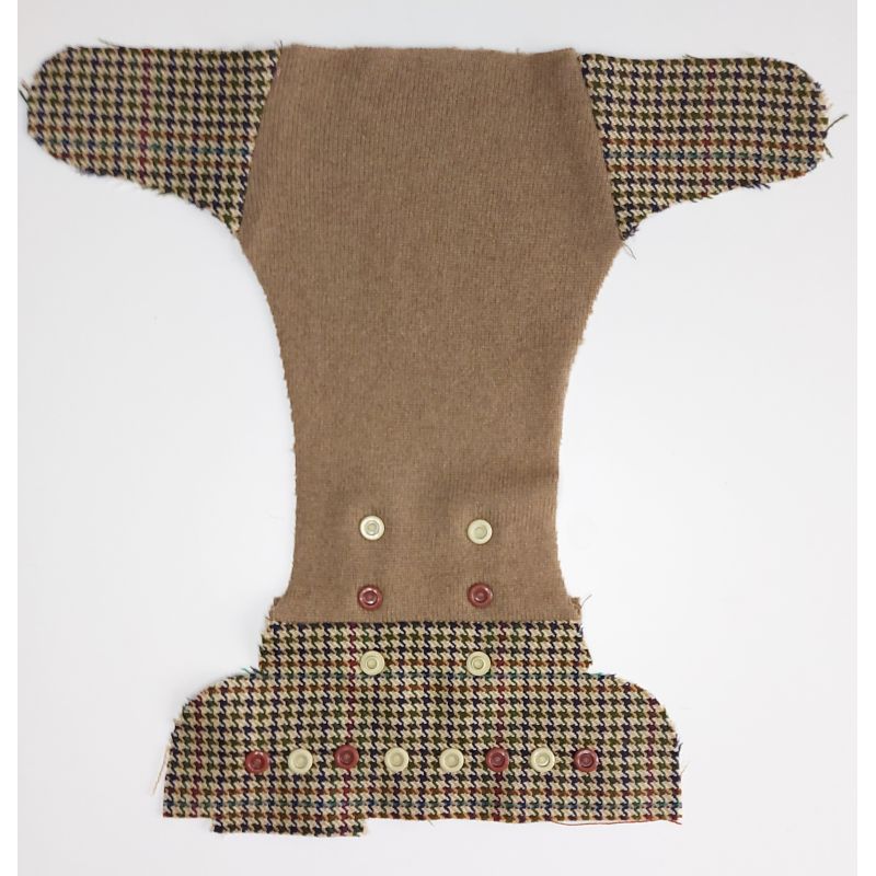 copy of Otulacz wełniany z tkaniny i dzianiny  recyklingowej